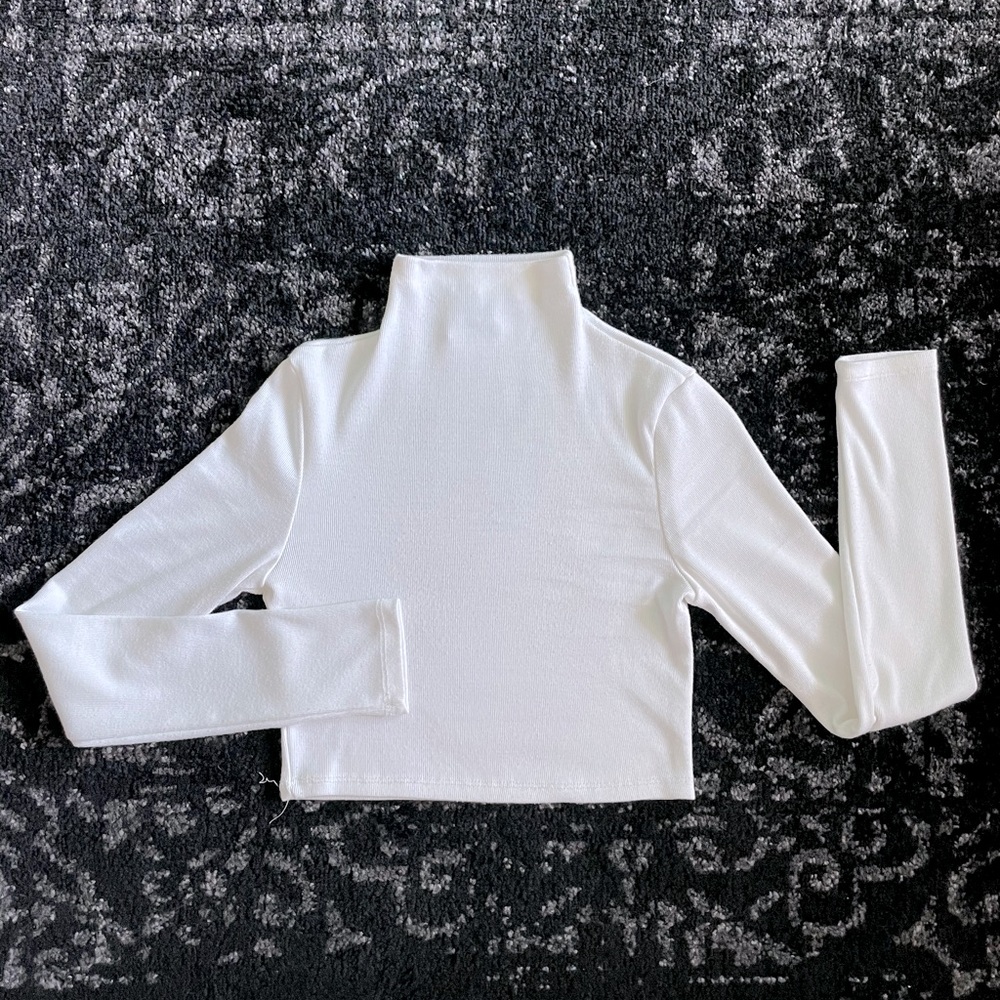 Princess Polly Cropped Turtle Neck Top